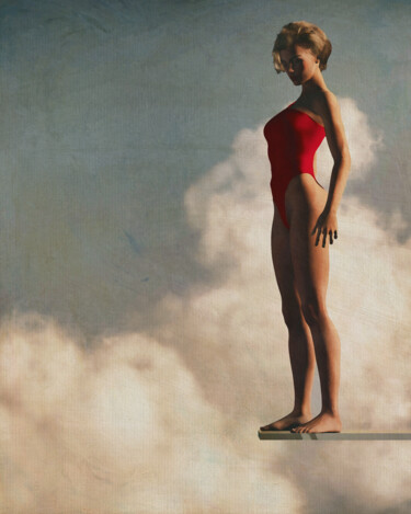 Arte digitale intitolato "The Woman Who Stand…" da Jan Keteleer, Opera d'arte originale, Lavoro digitale 2D