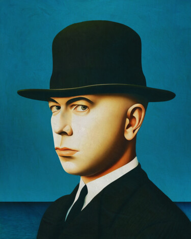 Arte digitale intitolato "The man who looks s…" da Jan Keteleer, Opera d'arte originale, Lavoro digitale 2D