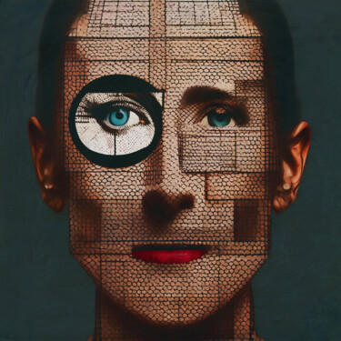 Digital Arts titled "The sharp-eyed eye" by Jan Keteleer, Original Artwork, Digital Photography
