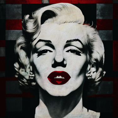 Arts numériques intitulée "Marilyn Monroe" par Jan Keteleer, Œuvre d'art originale, Photo montage