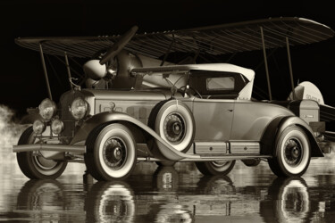 Digitale Kunst mit dem Titel "The Cadillac V16 Ro…" von Jan Keteleer, Original-Kunstwerk, 3D Modellierung