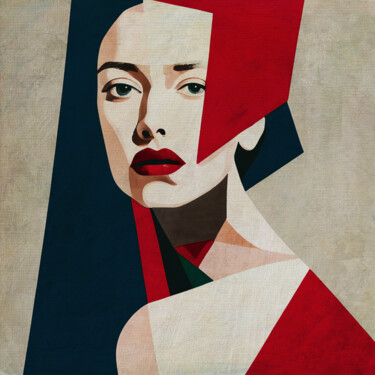 Peinture intitulée "Elaine" par Jan Keteleer, Œuvre d'art originale, Peinture numérique