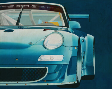제목이 "Porsche GT3 RS deta…"인 디지털 아트 Jan Keteleer로, 원작, 디지털 페인팅