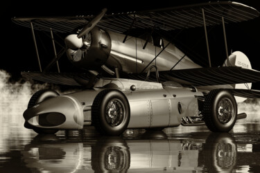 Artes digitais intitulada "Ferrari 156 Shark N…" por Jan Keteleer, Obras de arte originais, Modelagem 3D