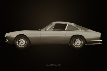 Artes digitais intitulada "Ferrari 250GT Lusso…" por Jan Keteleer, Obras de arte originais, Modelagem 3D