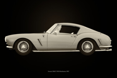 Arte digitale intitolato "Ferrari 250 GT SWB…" da Jan Keteleer, Opera d'arte originale, Modellazione 3D