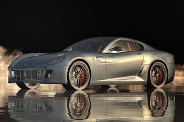 Digital Arts με τίτλο "Designing a Ferrari…" από Jan Keteleer, Αυθεντικά έργα τέχνης, 3D Μοντελοποίηση