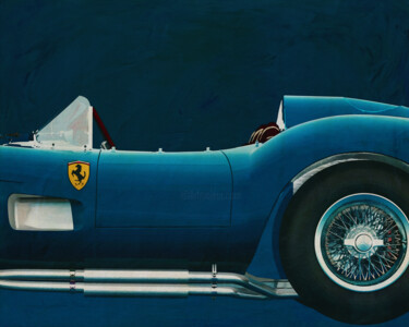 Digital Arts titled "Ferrari F 250G Test…" by Jan Keteleer, Original Artwork, 3D Modeling