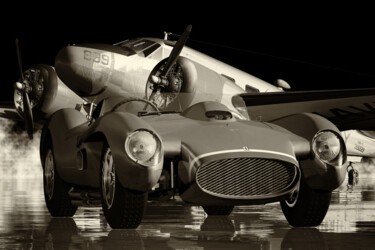 Digitale Kunst getiteld "Ferrari F250 Testar…" door Jan Keteleer, Origineel Kunstwerk, 3D-modellering