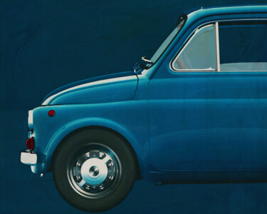 Digitale Kunst mit dem Titel "Fiat Abarth 595 196…" von Jan Keteleer, Original-Kunstwerk, 3D Modellierung