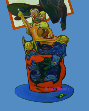 ZAP150004 Peinture intitulée "ZAP150004" par Jan Nomis, Œuvre d'art originale, Acrylique