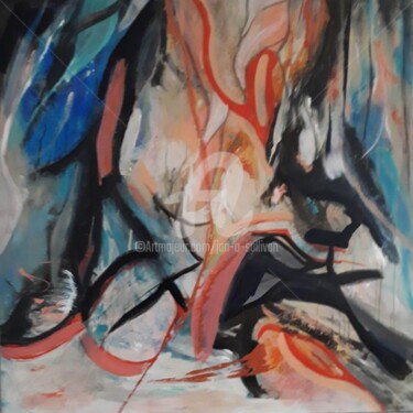 Картина под названием "Caprica" - Jan O'Sullivan, Подлинное произведение искусства, Акрил Установлен на Деревянная рама для…