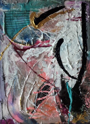Картина под названием "Monaco" - Jan O'Sullivan, Подлинное произведение искусства, Акрил Установлен на Деревянная рама для н…