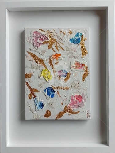 Painting titled "The Vintage Collect…" by Jan O'Sullivan, Original Artwork, Acrylic Mounted on Wood Stretcher frame