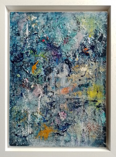 Картина под названием "Song Sung Blue" - Jan O'Sullivan, Подлинное произведение искусства, Акрил Установлен на Деревянная ра…