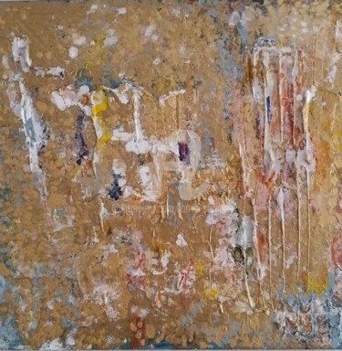 Картина под названием "Gold Rush" - Jan O'Sullivan, Подлинное произведение искусства, Акрил Установлен на Деревянная рама дл…