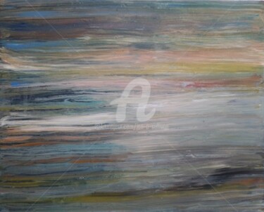Painting titled "The Warp" by Jan O'Sullivan, Original Artwork, Acrylic Mounted on Wood Stretcher frame