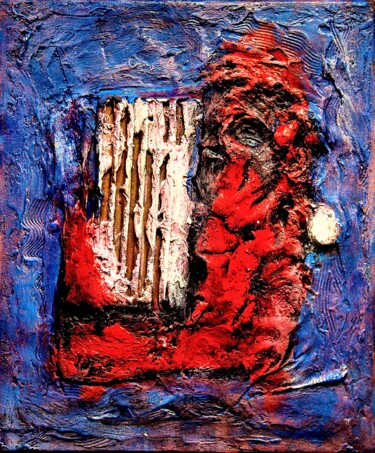 Painting titled "Fragments" by Jan Pevný, Original Artwork, Acrylic
