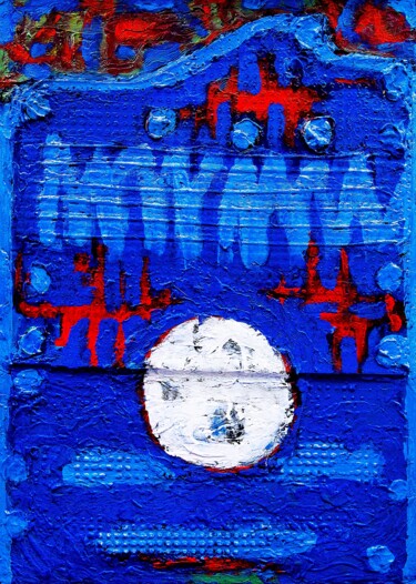 Картина под названием "The universe of my…" - Jan Pevný, Подлинное произведение искусства, Акрил Установлен на Деревянная ра…