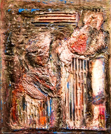 Peinture intitulée "Fragments II" par Jan Pevný, Œuvre d'art originale, Acrylique