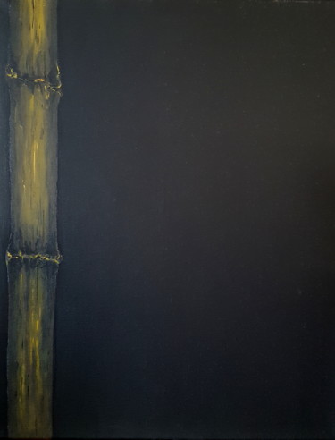 Painting titled "Bamboo" by Jan Schrijver, Original Artwork, Acrylic