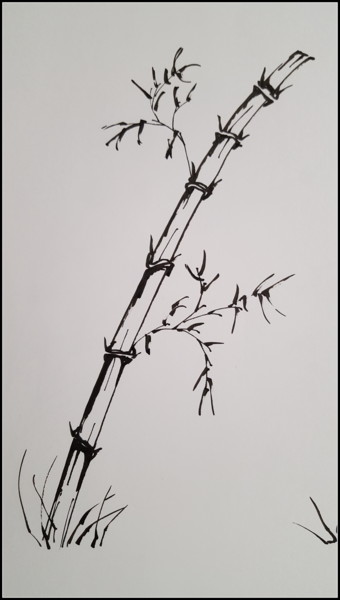 Tekening getiteld "No wind" door Jan Schrijver, Origineel Kunstwerk, Inkt