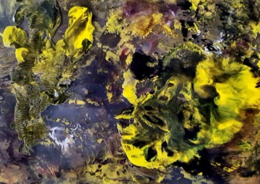 Картина под названием "Under water" - Jan Schrijver, Подлинное произведение искусства, Акрил
