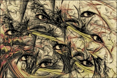 Arts numériques intitulée "Eye see you." par Jan Schrijver, Œuvre d'art originale, Photo montage