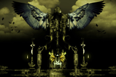 Digital Arts titled "Gatekeeper" by Jan Schrijver, Original Artwork, Photo Montage