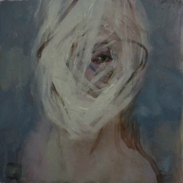 Painting titled "Without title" by Jana Ficová, Original Artwork, Acrylic