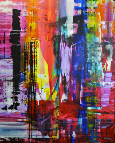 Peinture intitulée "Colors of thought" par Jana Noldin, Œuvre d'art originale, Acrylique