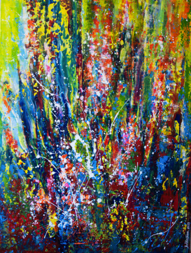 Painting titled "Abstract Painting J…" by Jana Noldin, Original Artwork, Acrylic