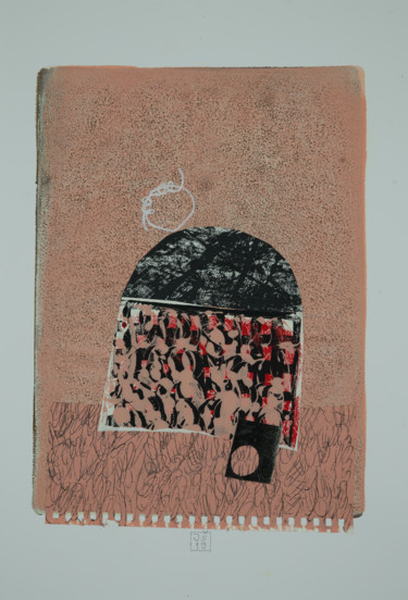 Collagen mit dem Titel "Untitled nr. 7" von Jana Štok, Original-Kunstwerk, Collagen