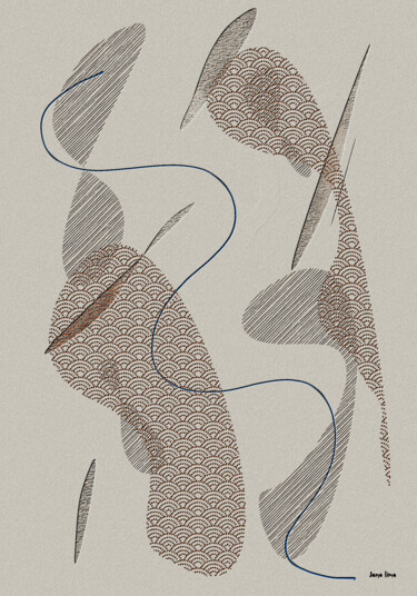 Grafika cyfrowa / sztuka generowana cyfrowo zatytułowany „Passarinho” autorstwa Janaina Lima, Oryginalna praca, Malarstwo cy…