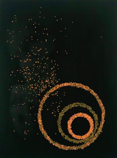 Peinture intitulée "Effervescent" par Jana Kuzmi, Œuvre d'art originale, Acrylique