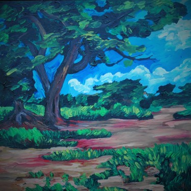 Painting titled "savannah-tree.jpg" by Janas Durkee, Original Artwork