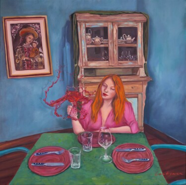Painting titled ""The fleetingness o…" by Jane Lantsman, Original Art, Oil