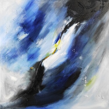 Painting titled "Big light. Ocean or…" by Jane Ti, Original Artwork, Acrylic