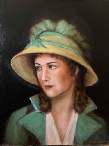 Painting titled "Marianne" by Jane Wong, Original Artwork, Oil