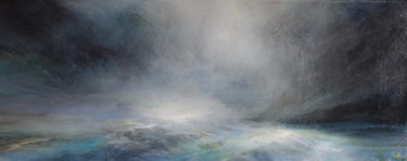 Peinture intitulée "Port Isaac February" par Jane Elizabeth Cullum, Œuvre d'art originale, Acrylique Monté sur Châssis en bo…