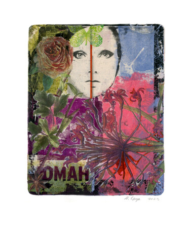 Картина под названием "The Omen" - Margot Raven, Подлинное произведение искусства, Акрил