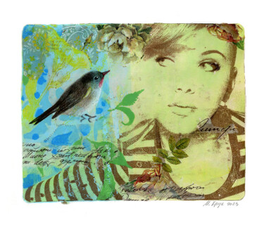 Картина под названием "Spring" - Margot Raven, Подлинное произведение искусства, Акрил
