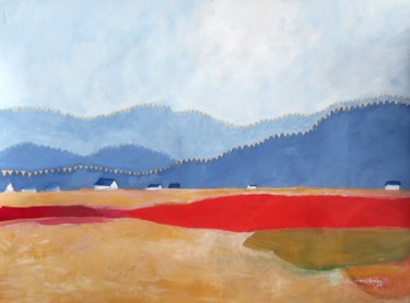 Painting titled "Skagit Valley Abstr…" by Janel Bragg, Original Artwork, Other