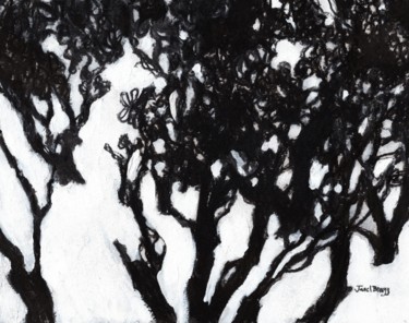 Peinture intitulée "Madrona Trees at th…" par Janel Bragg, Œuvre d'art originale