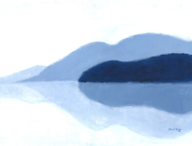 Картина под названием "San Juan Islands Re…" - Janel Bragg, Подлинное произведение искусства, Акварель
