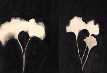 Peinture intitulée "Art in Motion Sumi…" par Janel Bragg, Œuvre d'art originale, Encre