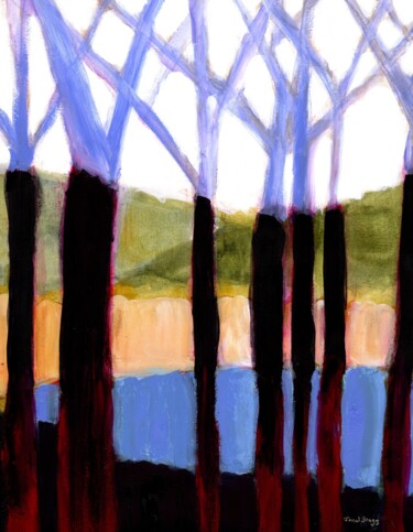 Pintura intitulada "Holiday Hideaway in…" por Janel Bragg, Obras de arte originais, Tinta