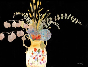 Malarstwo zatytułowany „Still Life with Ant…” autorstwa Janel Bragg, Oryginalna praca, Akwarela