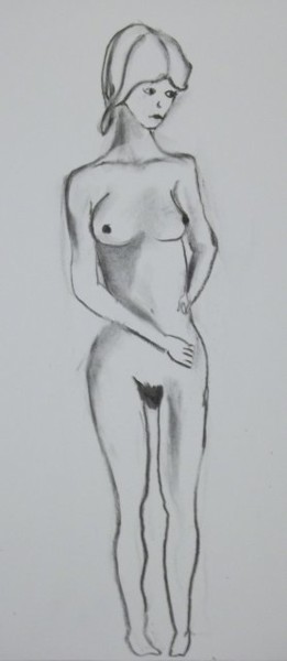 Peinture intitulée "Girl I" par Janel Bragg, Œuvre d'art originale, Huile