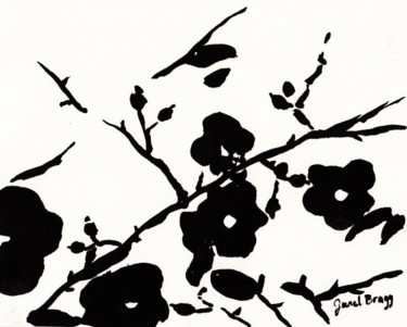 Peinture intitulée "Wild Roses" par Janel Bragg, Œuvre d'art originale, Huile